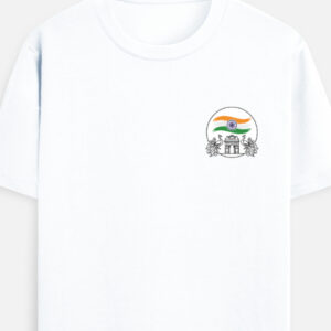 Republic Day T-Shirt for Men with Indian tricolor design