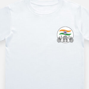 Republic Day T-Shirt for Kids with colorful Indian flag design
